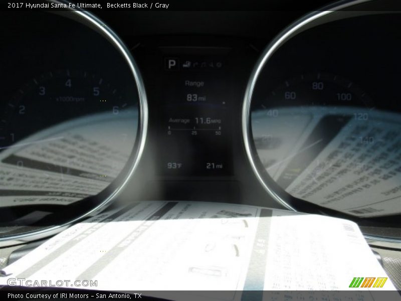 Becketts Black / Gray 2017 Hyundai Santa Fe Ultimate