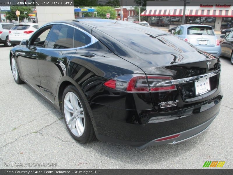 Solid Black / Grey 2015 Tesla Model S