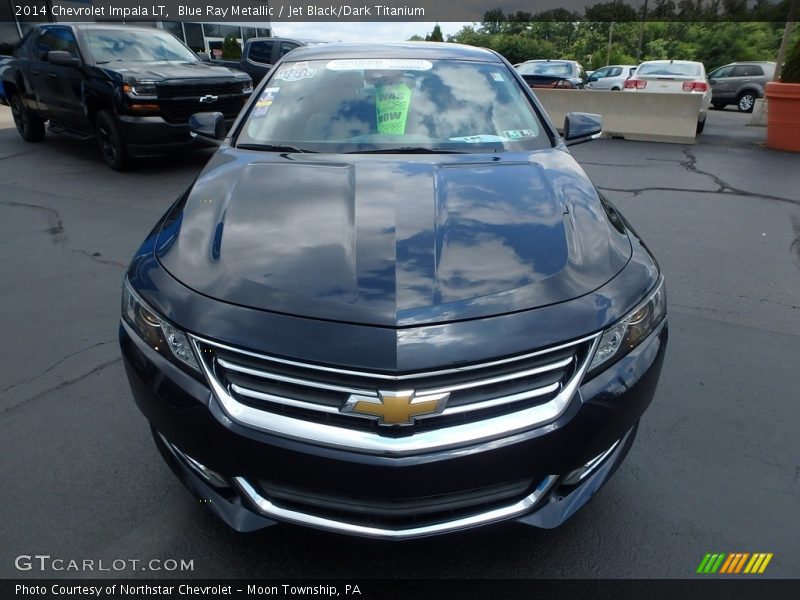 Blue Ray Metallic / Jet Black/Dark Titanium 2014 Chevrolet Impala LT