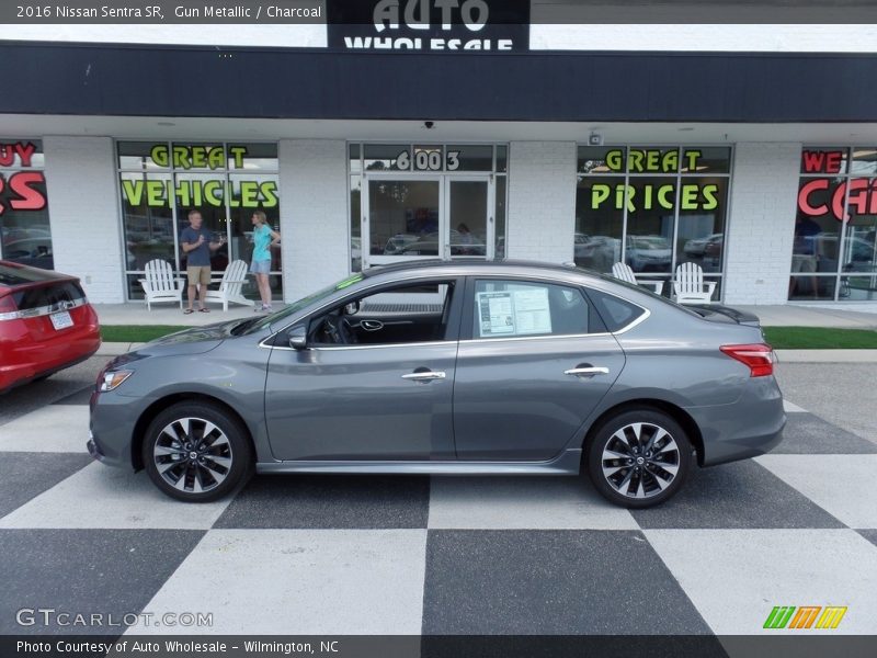 Gun Metallic / Charcoal 2016 Nissan Sentra SR