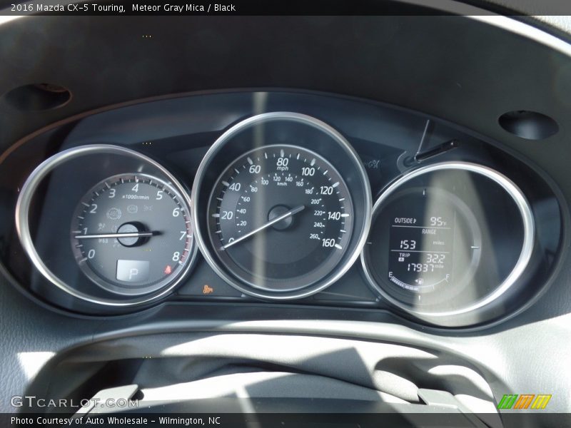 Meteor Gray Mica / Black 2016 Mazda CX-5 Touring