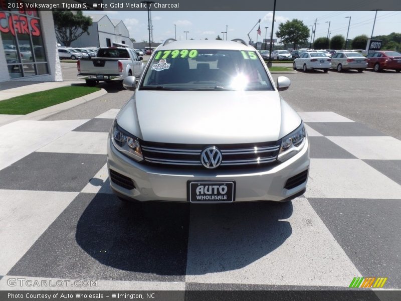 White Gold Metallic / Charcoal 2015 Volkswagen Tiguan S