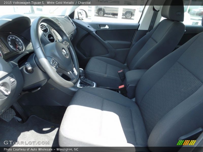 White Gold Metallic / Charcoal 2015 Volkswagen Tiguan S