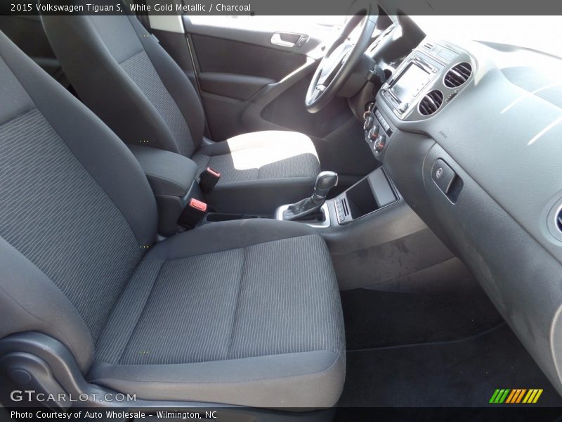 White Gold Metallic / Charcoal 2015 Volkswagen Tiguan S