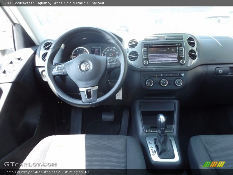 White Gold Metallic / Charcoal 2015 Volkswagen Tiguan S