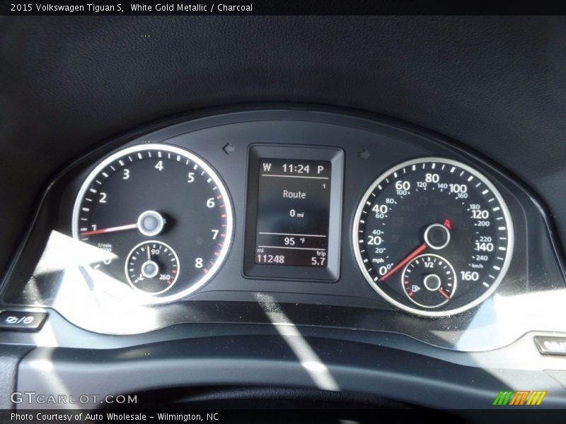 White Gold Metallic / Charcoal 2015 Volkswagen Tiguan S