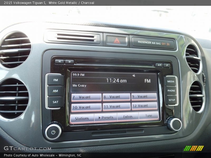 White Gold Metallic / Charcoal 2015 Volkswagen Tiguan S