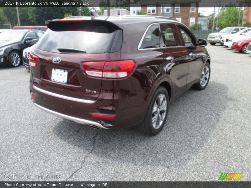 Sangria / Black 2017 Kia Sorento SX V6 AWD