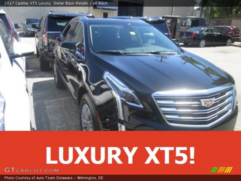 Stellar Black Metallic / Jet Black 2017 Cadillac XT5 Luxury