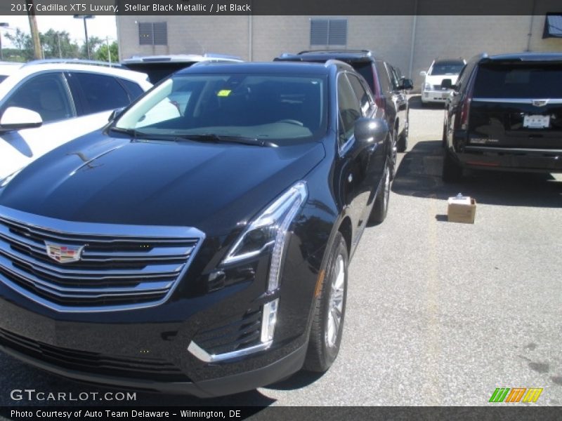 Stellar Black Metallic / Jet Black 2017 Cadillac XT5 Luxury