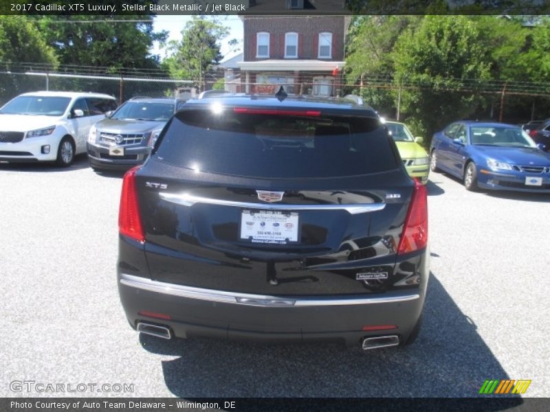 Stellar Black Metallic / Jet Black 2017 Cadillac XT5 Luxury