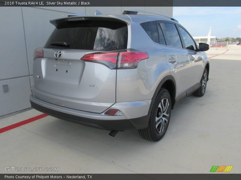 Silver Sky Metallic / Black 2016 Toyota RAV4 LE