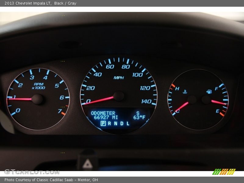 Black / Gray 2013 Chevrolet Impala LT