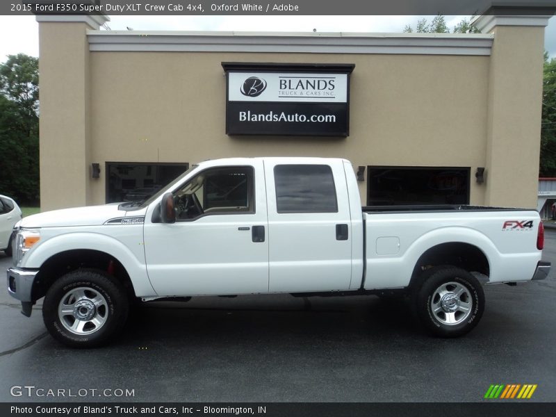 Oxford White / Adobe 2015 Ford F350 Super Duty XLT Crew Cab 4x4