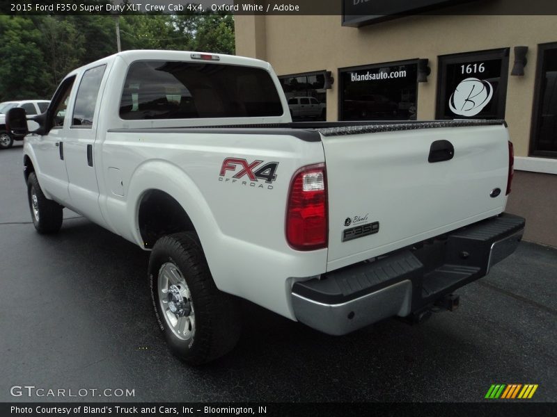 Oxford White / Adobe 2015 Ford F350 Super Duty XLT Crew Cab 4x4