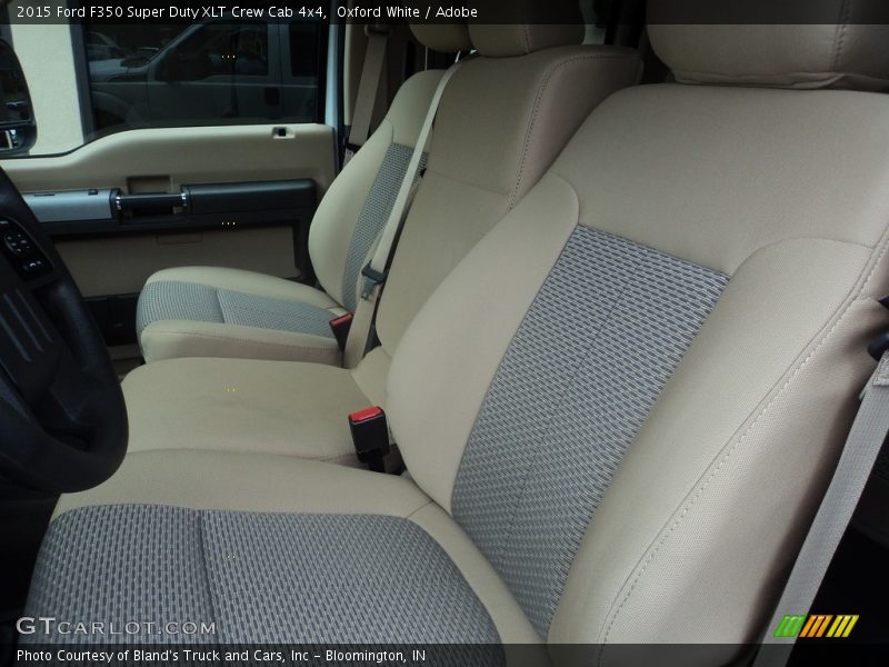 Oxford White / Adobe 2015 Ford F350 Super Duty XLT Crew Cab 4x4