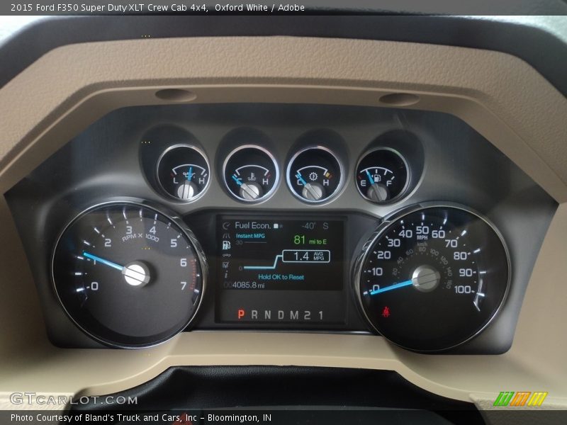 Oxford White / Adobe 2015 Ford F350 Super Duty XLT Crew Cab 4x4