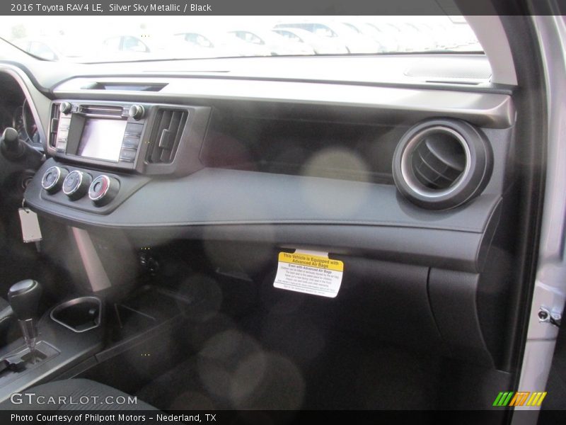 Silver Sky Metallic / Black 2016 Toyota RAV4 LE