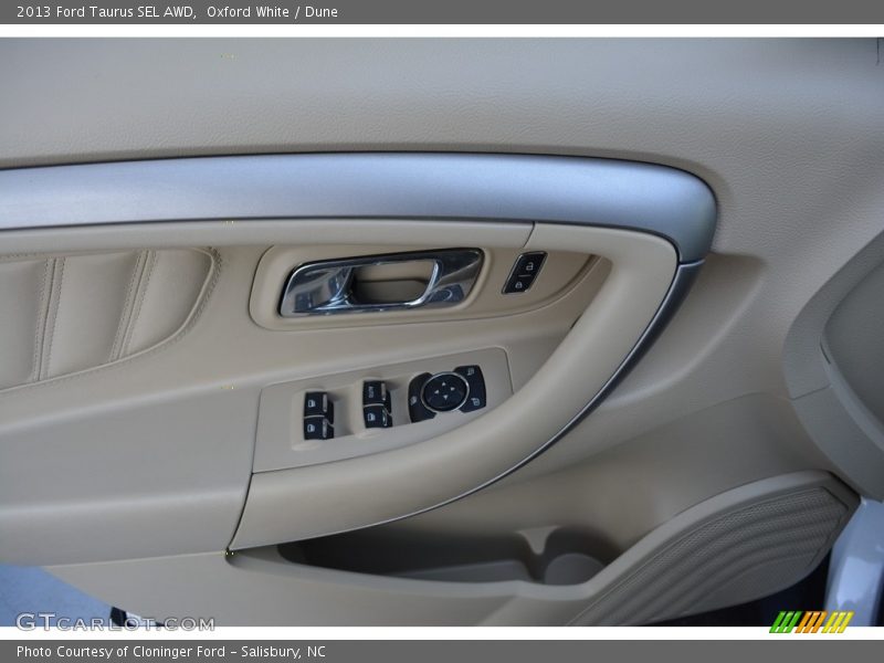 Oxford White / Dune 2013 Ford Taurus SEL AWD