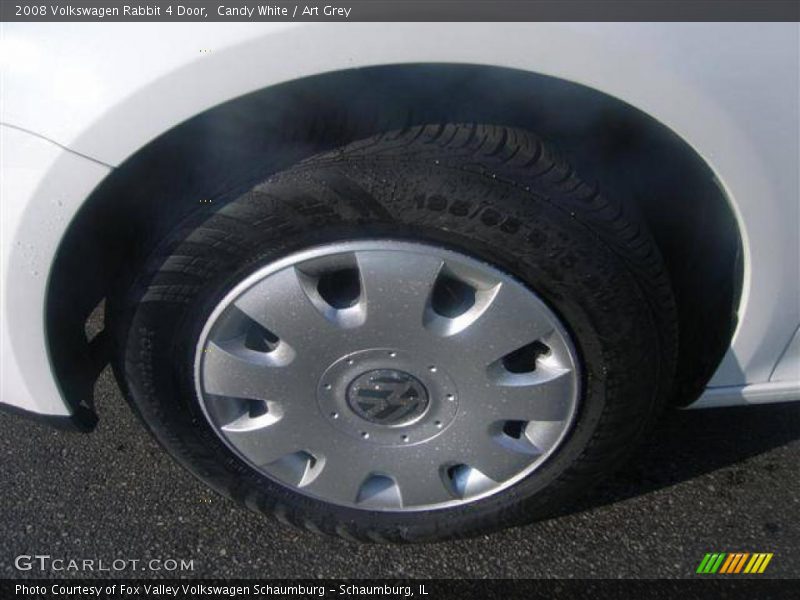 Candy White / Art Grey 2008 Volkswagen Rabbit 4 Door