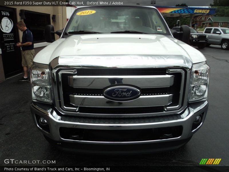 Oxford White / Adobe 2015 Ford F350 Super Duty XLT Crew Cab 4x4