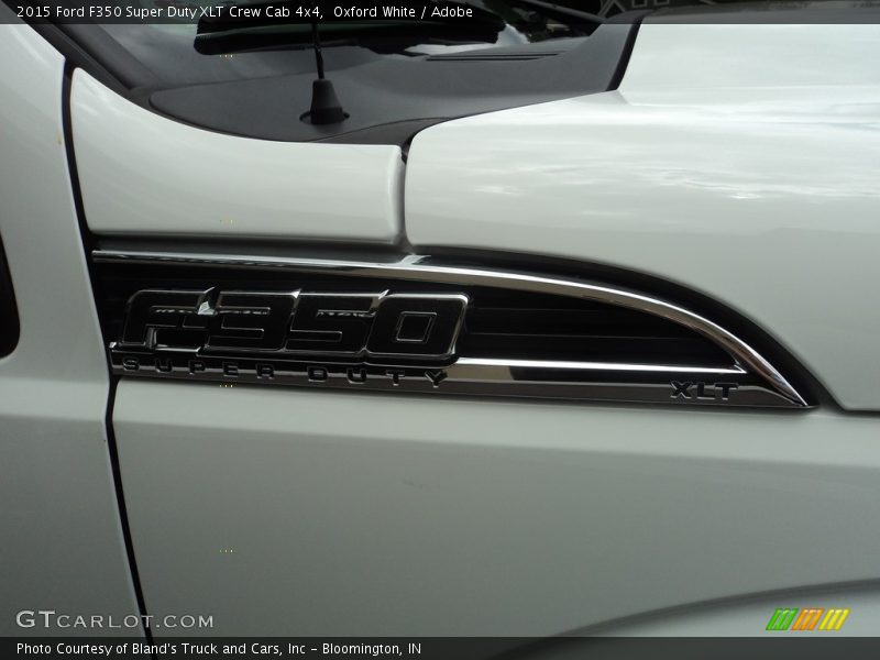 Oxford White / Adobe 2015 Ford F350 Super Duty XLT Crew Cab 4x4