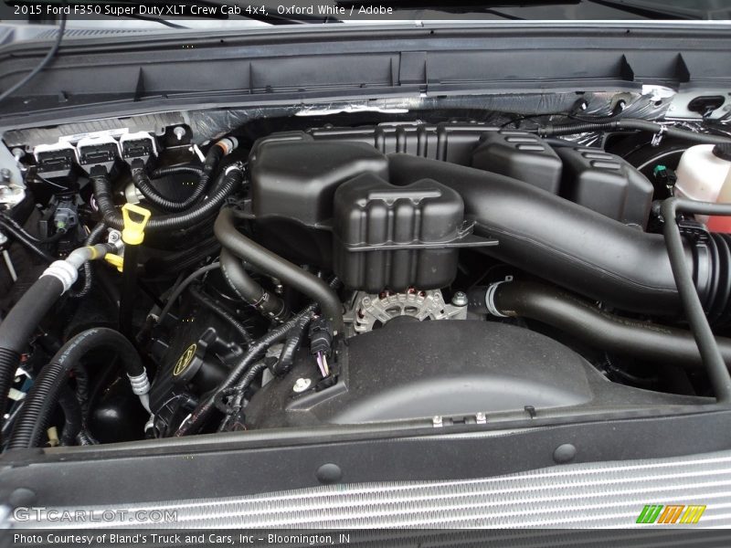 Oxford White / Adobe 2015 Ford F350 Super Duty XLT Crew Cab 4x4