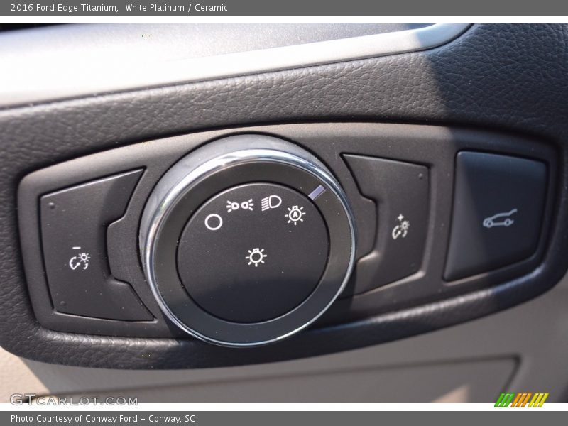 White Platinum / Ceramic 2016 Ford Edge Titanium