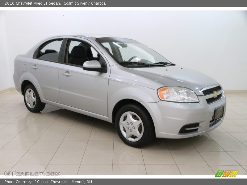 Cosmic Silver / Charcoal 2010 Chevrolet Aveo LT Sedan
