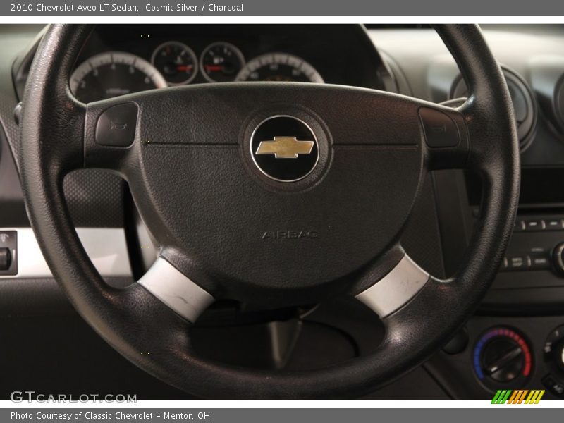 Cosmic Silver / Charcoal 2010 Chevrolet Aveo LT Sedan