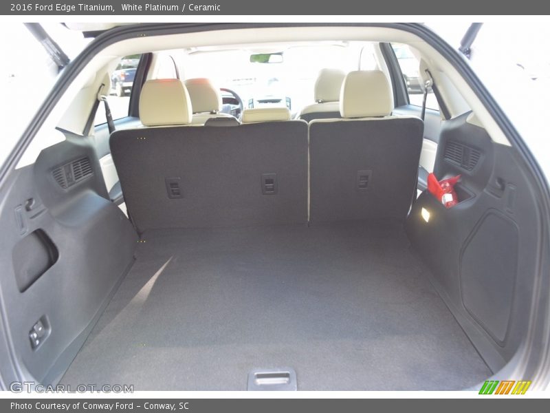 White Platinum / Ceramic 2016 Ford Edge Titanium