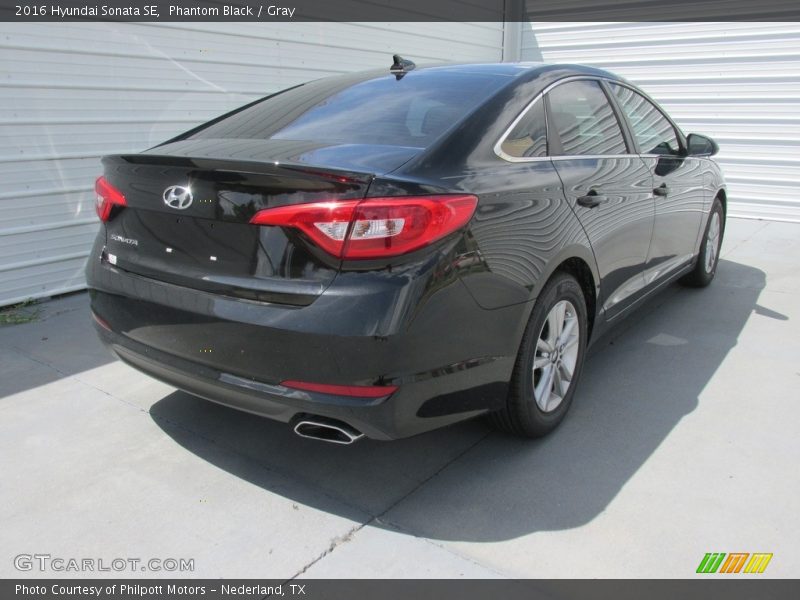 Phantom Black / Gray 2016 Hyundai Sonata SE