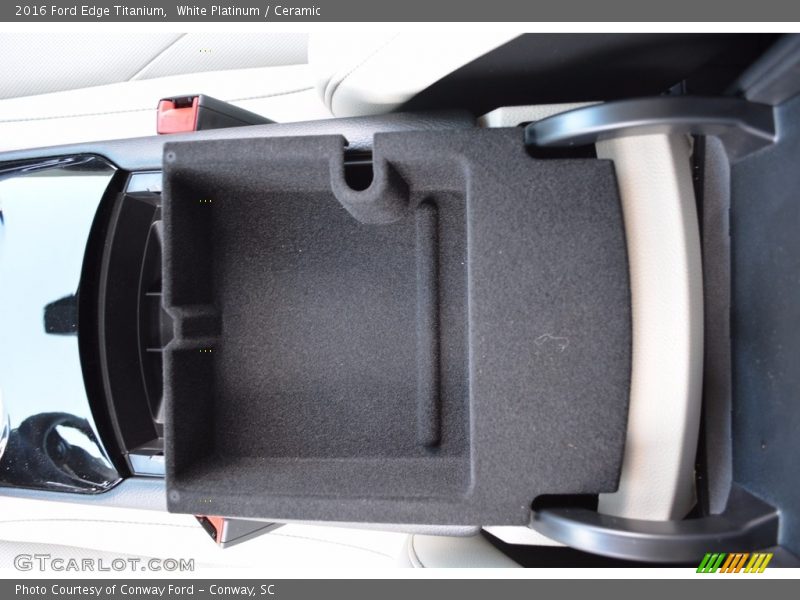 White Platinum / Ceramic 2016 Ford Edge Titanium