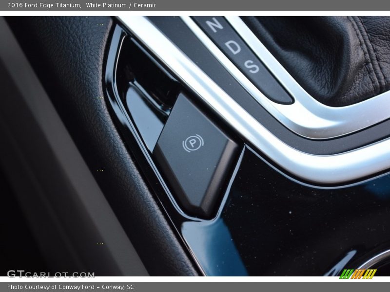 White Platinum / Ceramic 2016 Ford Edge Titanium