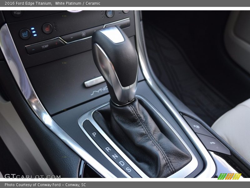 White Platinum / Ceramic 2016 Ford Edge Titanium
