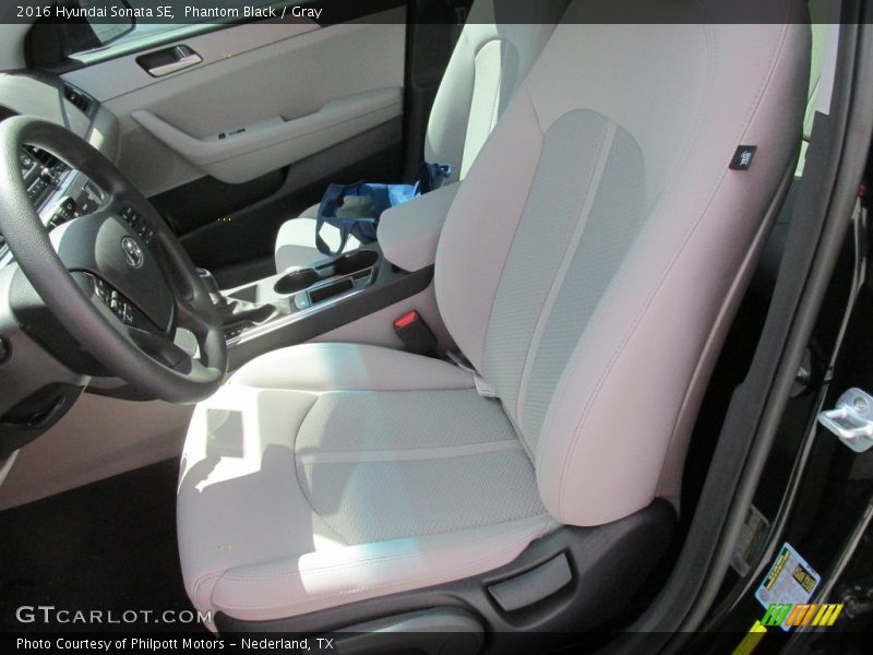 Phantom Black / Gray 2016 Hyundai Sonata SE