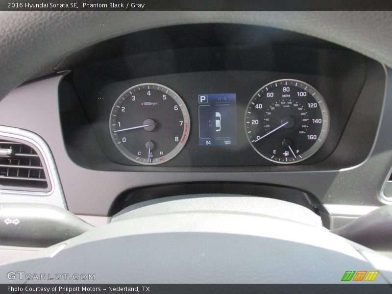 Phantom Black / Gray 2016 Hyundai Sonata SE