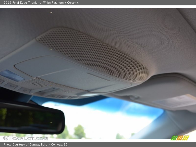 White Platinum / Ceramic 2016 Ford Edge Titanium