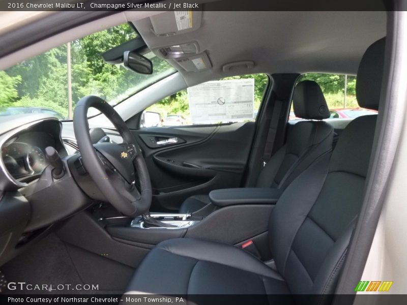 Champagne Silver Metallic / Jet Black 2016 Chevrolet Malibu LT