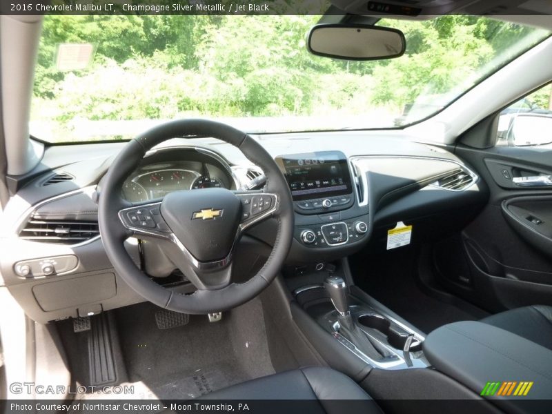 Champagne Silver Metallic / Jet Black 2016 Chevrolet Malibu LT
