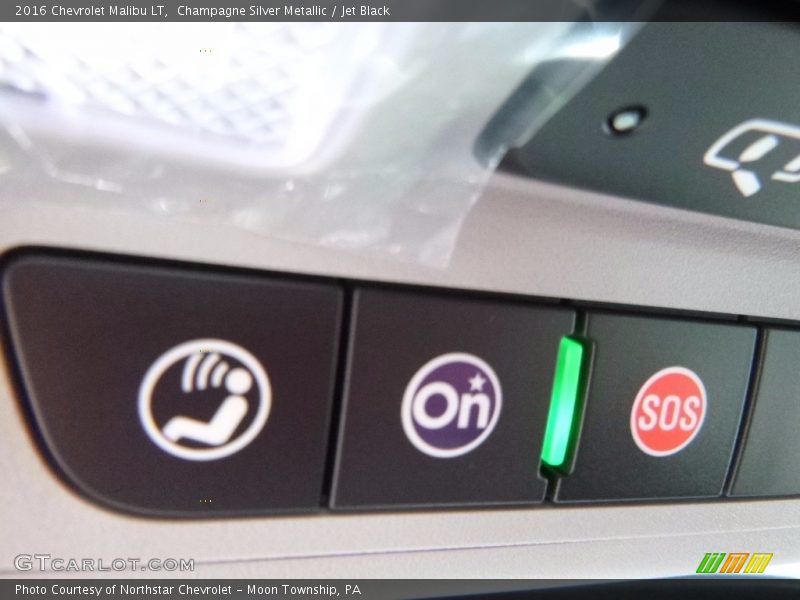 Champagne Silver Metallic / Jet Black 2016 Chevrolet Malibu LT