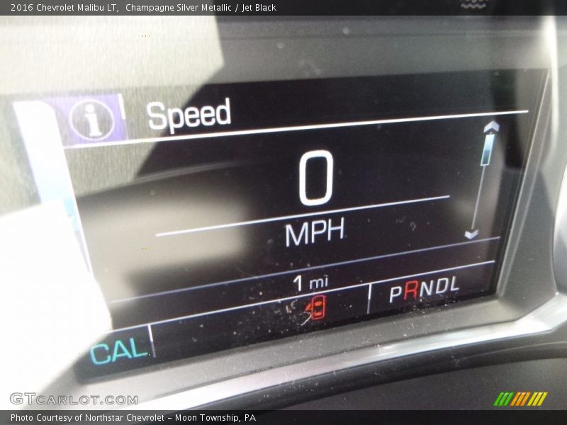 Champagne Silver Metallic / Jet Black 2016 Chevrolet Malibu LT