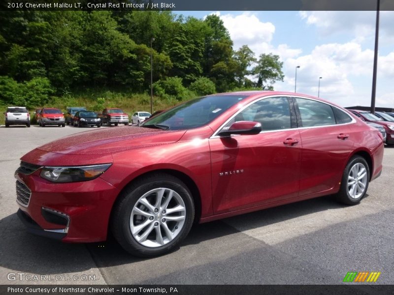 Crystal Red Tintcoat / Jet Black 2016 Chevrolet Malibu LT