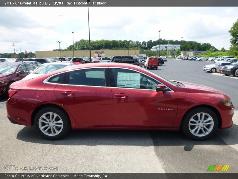 Crystal Red Tintcoat / Jet Black 2016 Chevrolet Malibu LT