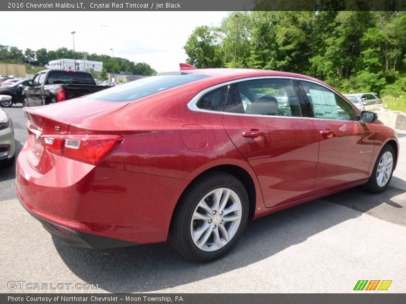 Crystal Red Tintcoat / Jet Black 2016 Chevrolet Malibu LT