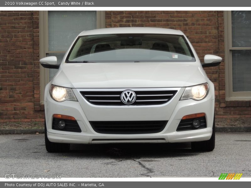 Candy White / Black 2010 Volkswagen CC Sport