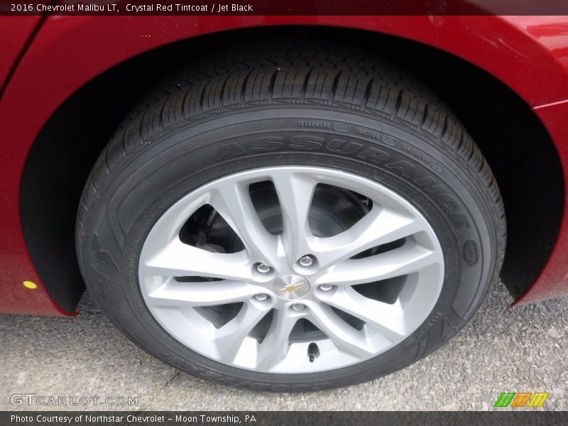 Crystal Red Tintcoat / Jet Black 2016 Chevrolet Malibu LT