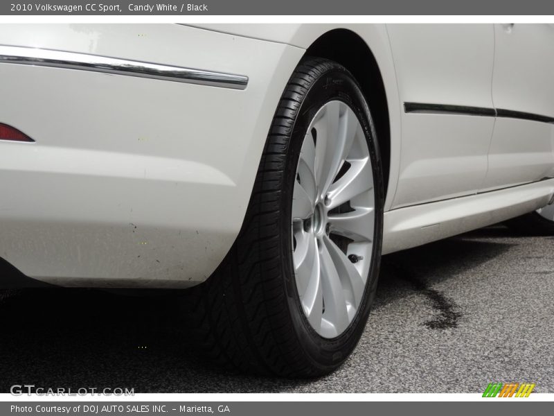 Candy White / Black 2010 Volkswagen CC Sport