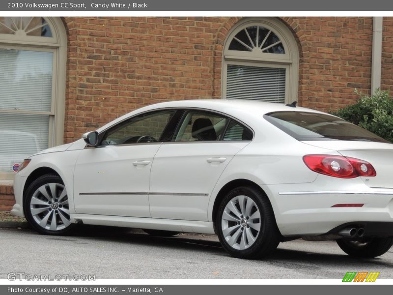 Candy White / Black 2010 Volkswagen CC Sport