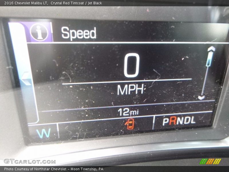 Crystal Red Tintcoat / Jet Black 2016 Chevrolet Malibu LT